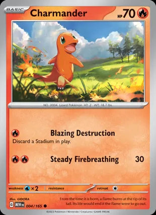 Charmander - 004/165 Non-Holo