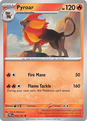 Pyroar - 016/131 Non-Holo