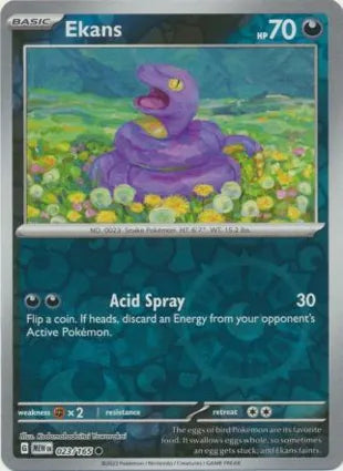 Ekans - 023/165 Reverse Holo