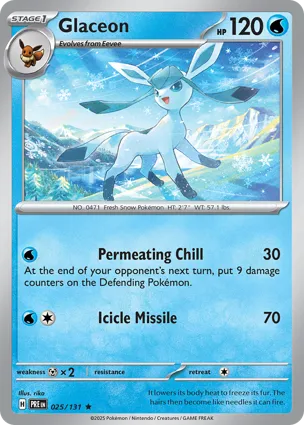 Glaceon - 025/131 Rare Holo