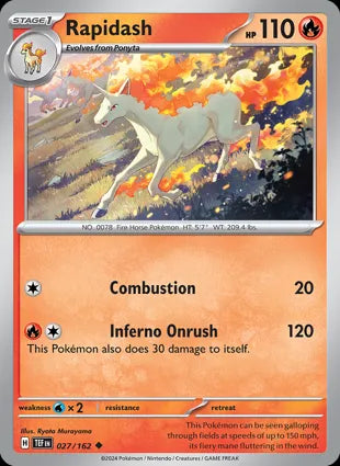 Rapidash - 027/162 Non-Holo