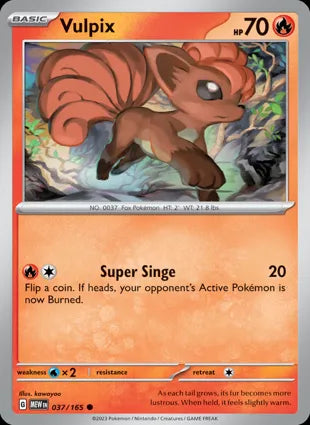 Vulpix - 037/165 Non-Holo