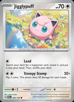 Jigglypuff - 039/165 Non-Holo