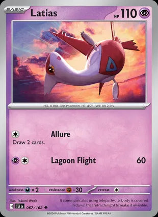 Latias - 067/162 Non-Holo