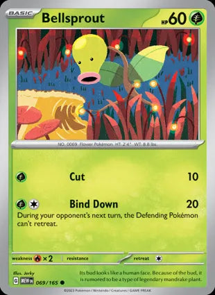 Bellsprout - 069/165 Non-Holo