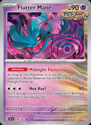 Flutter Mane - 078/162 Rare Holo