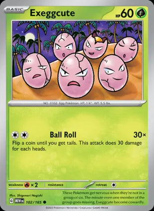 Exeggcute - 102/165 Non-Holo