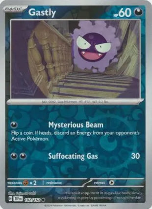 Gastly - 102/162 Reverse Holo