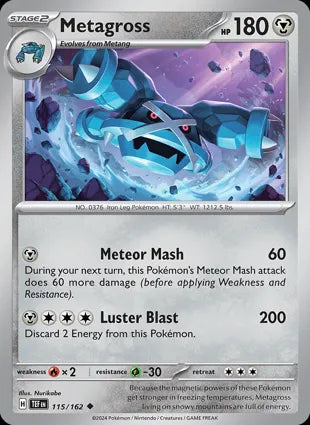 Metagross - 115/162 Non-Holo