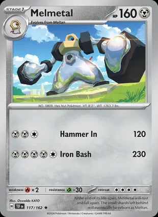 Melmetal - 117/162 Rare Holo