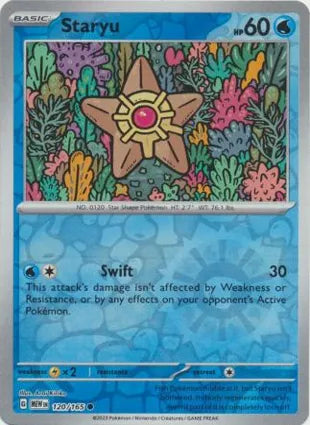 Staryu - 120/165 Reverse Holo