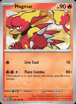 Magmar - 126/165 Non-Holo