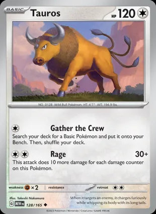 Tauros - 128/165 Non-Holo