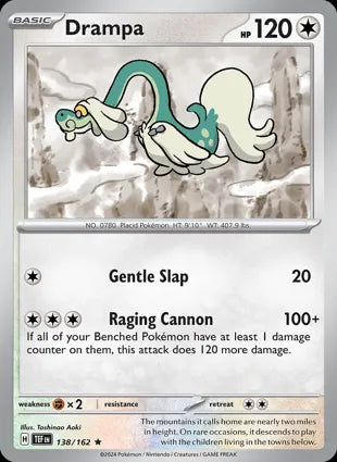 Drampa - 138/162 Rare Holo